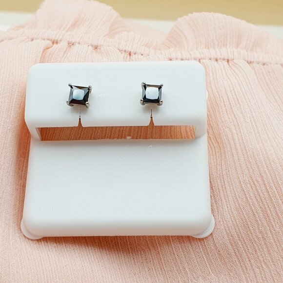 4MM S925 Sterling Silver CZ Stud Earrings for Women/Girl, US19251020 - Picture 11 of 14